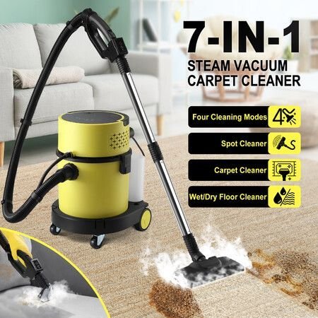 7-in-1 Steam Carpet Cleaner and Upholstery Vacuum