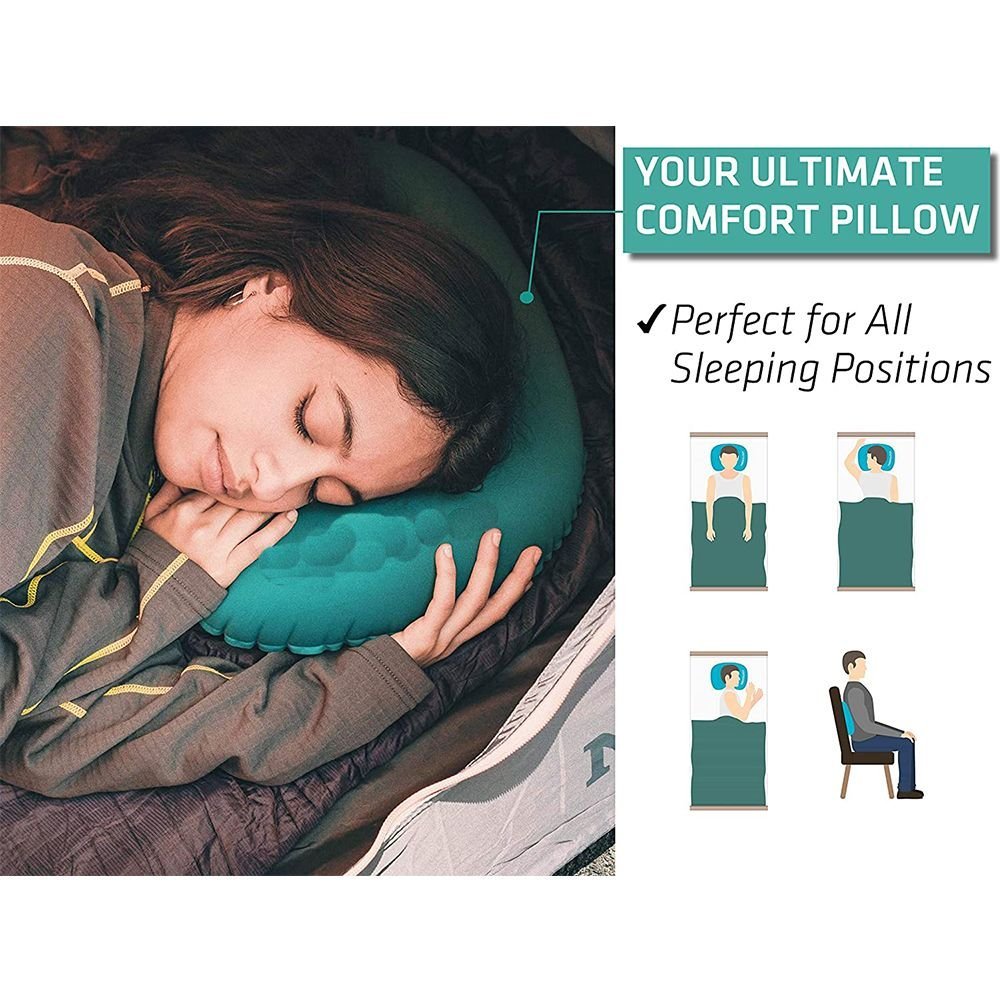 Ultralight inflatable travel pillow, best packable pick