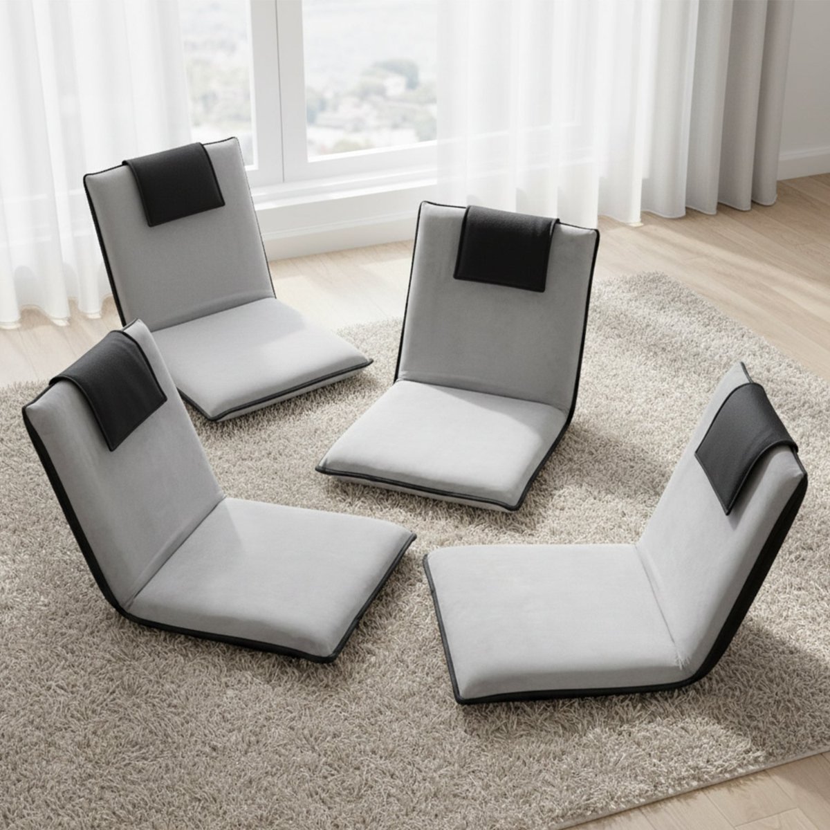 Adjustable Floor Cushion Recliner