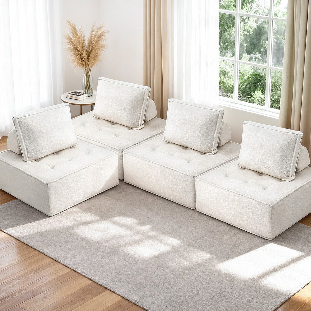 Floor Sofa Lounge Chair with Adjustable Backrest