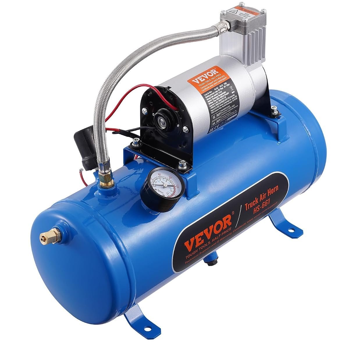 VEVOR 12V Air Compressor with 6L Tank