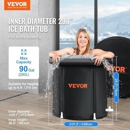 VEVOR 290L Ice Bath Tub