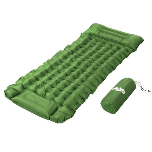 Weisshorn Self Inflating Single Mat with Pillow