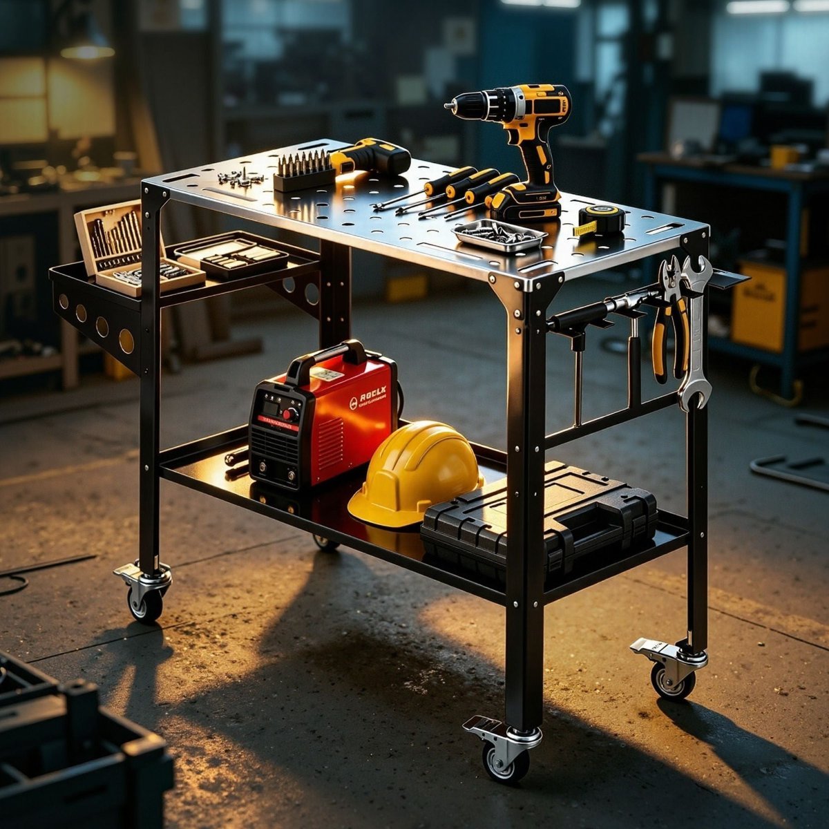 Giantz Welding Table Cart with Tool Storage