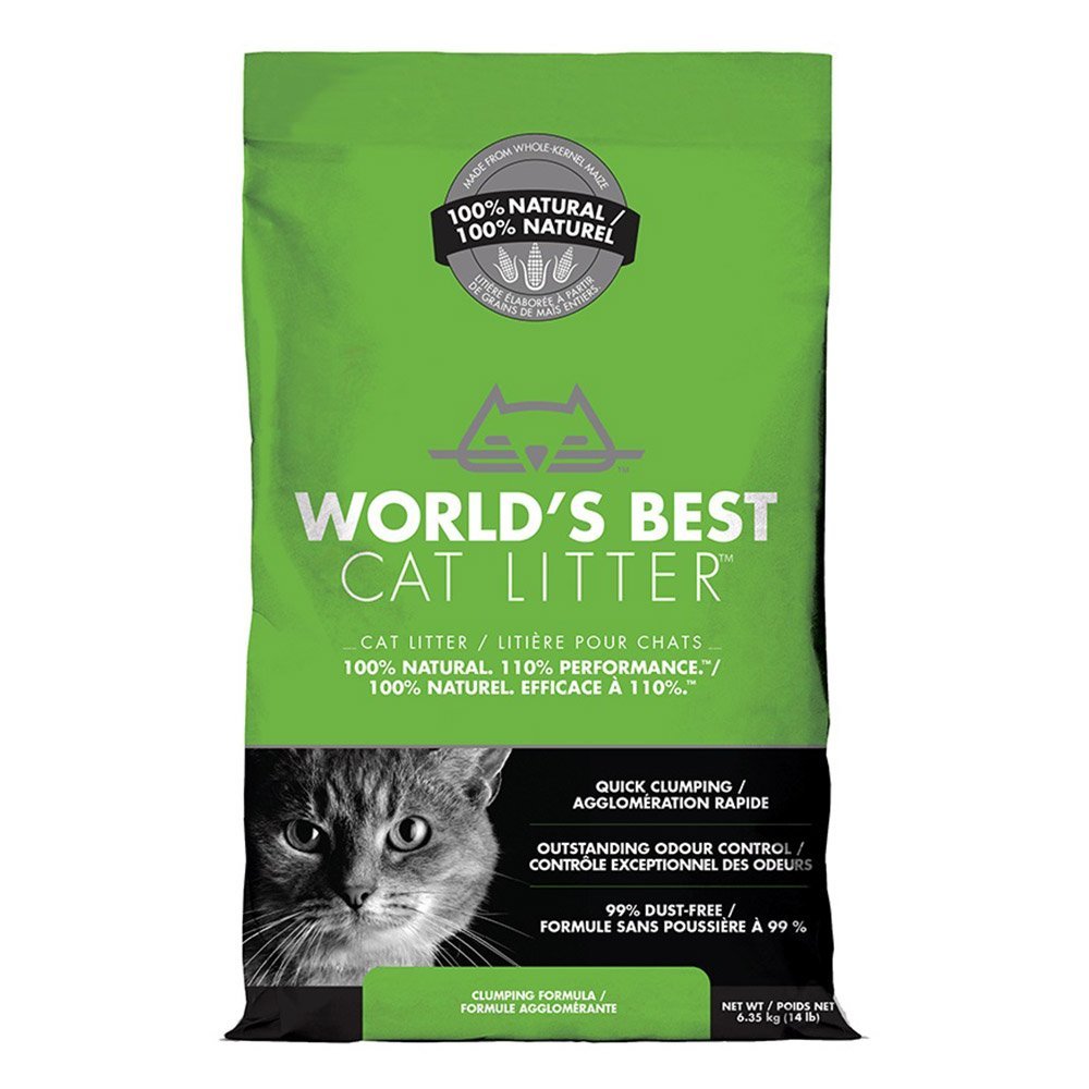 World's Best Original Natural Corn Cat Litter - Best Corn-Based