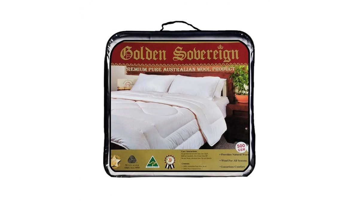 Zenger Golden Sobereign Pure Wool Quilt 500GSM