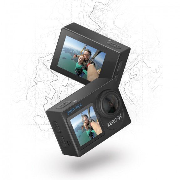 Zero-X ZXM-AC4 4K dual screen action camera