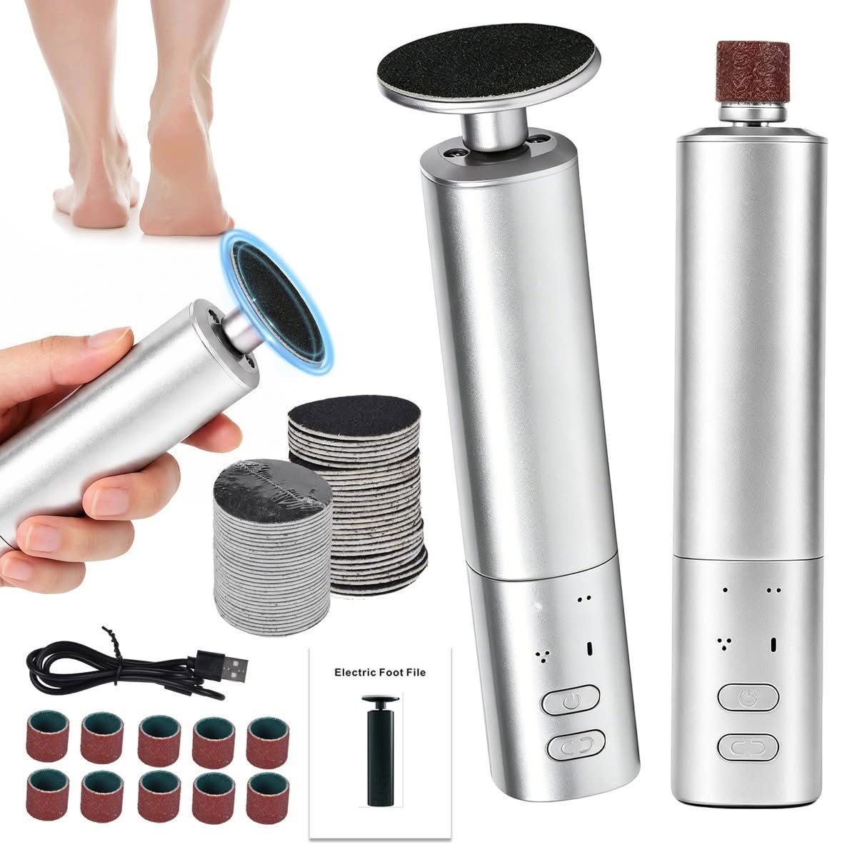 2-in-1 Electric Foot and Nail File