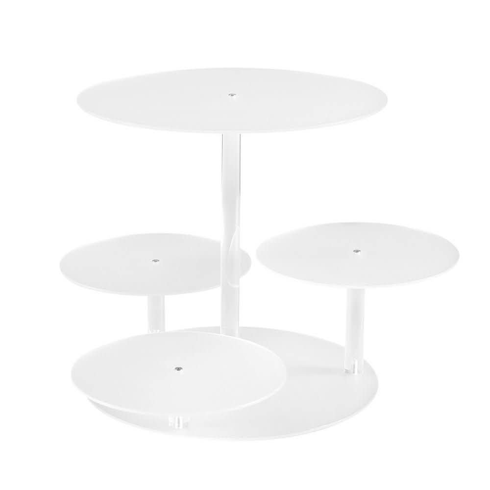 5-Star Chef Compact 5-Tier Acrylic Cake Stand