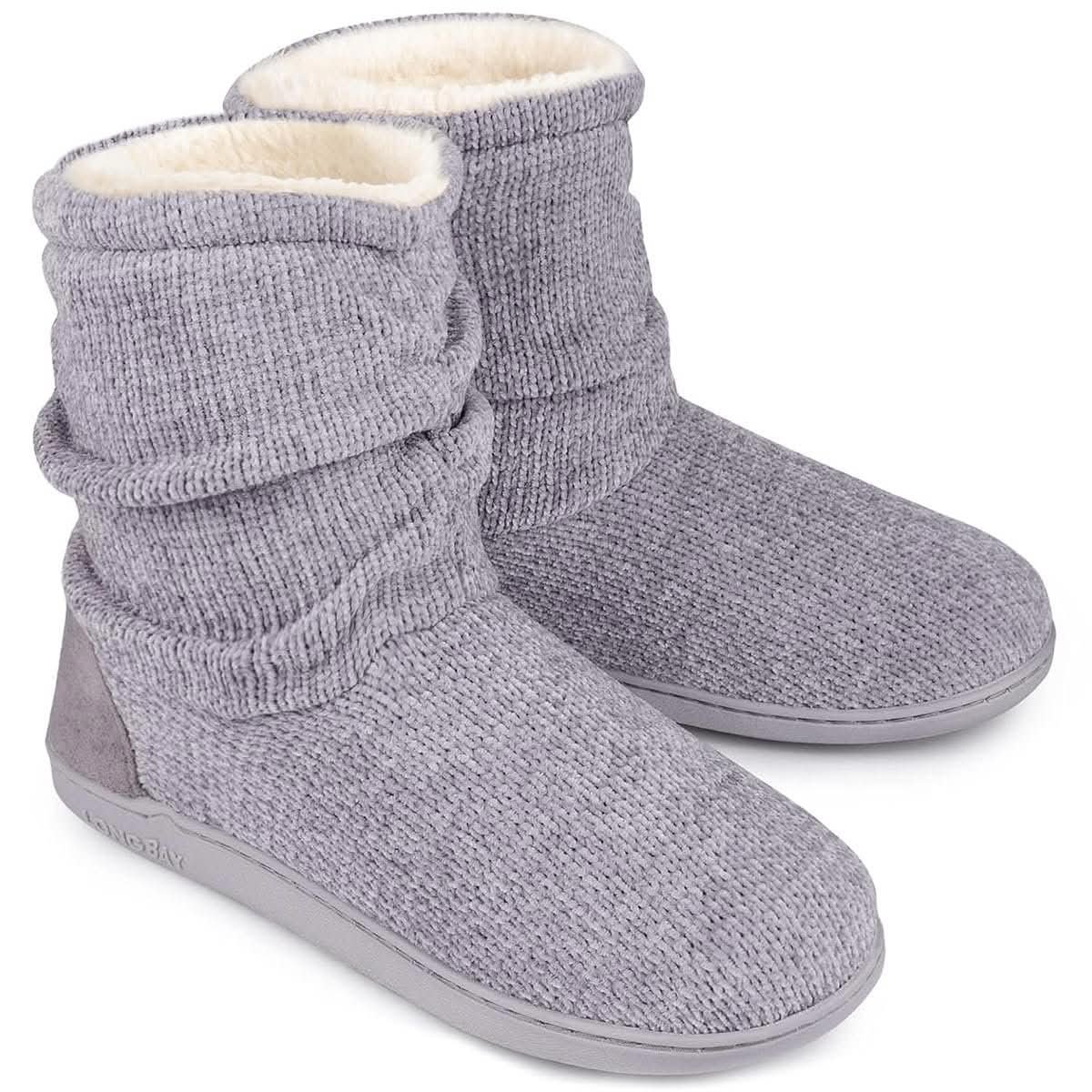 LongBay cozy winter slipper boots