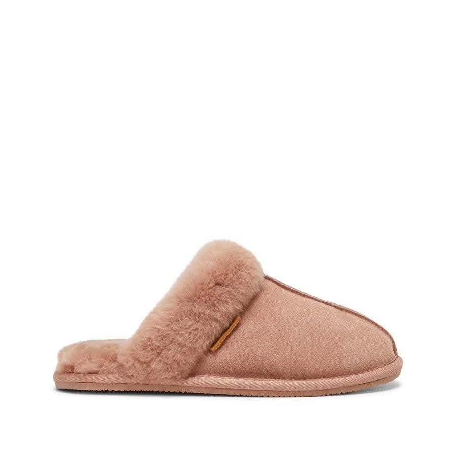 Hush Puppies Cushy slippers in winter blush suede