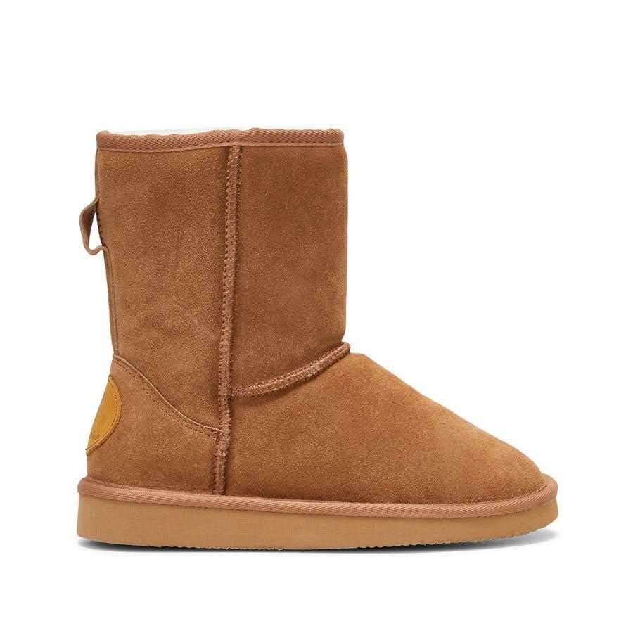 Hush Puppies Lunar slippers in tan suede