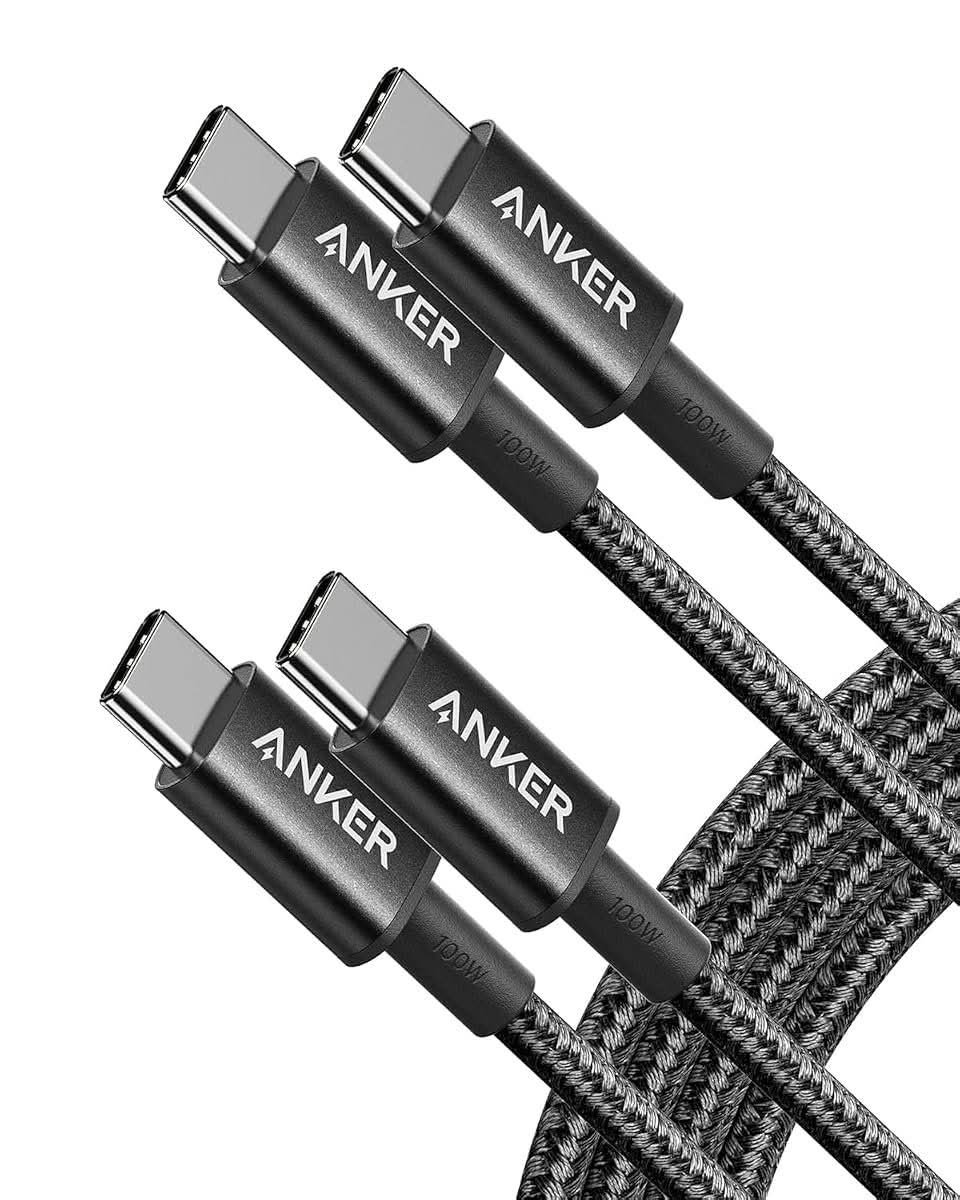 Anker 100W USB-C to USB-C Cable 2-Pack