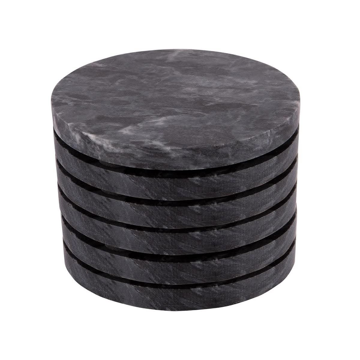 Argon Tableware marble coasters set of 6