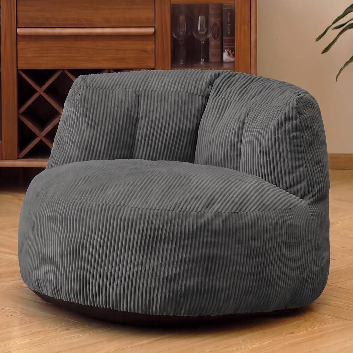 Large Crescent Bean Bag Chair