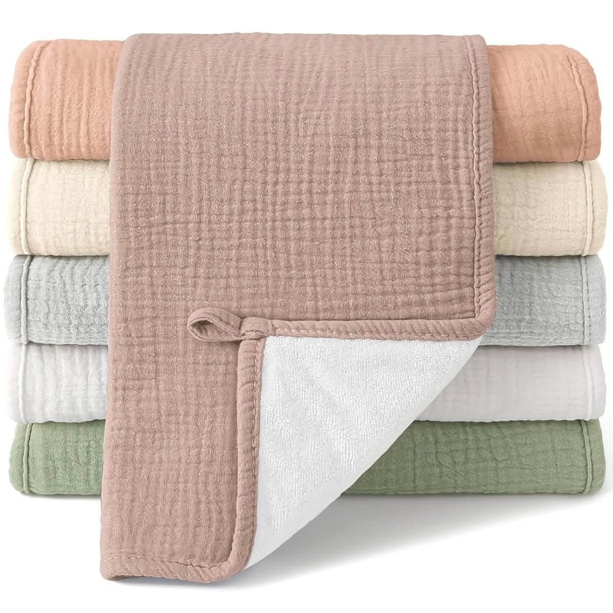 Bearmoss Muslin Burp Cloths