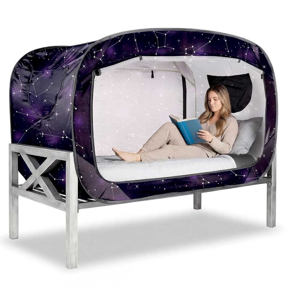 Pop-Up Privacy Tent Bed Canopy