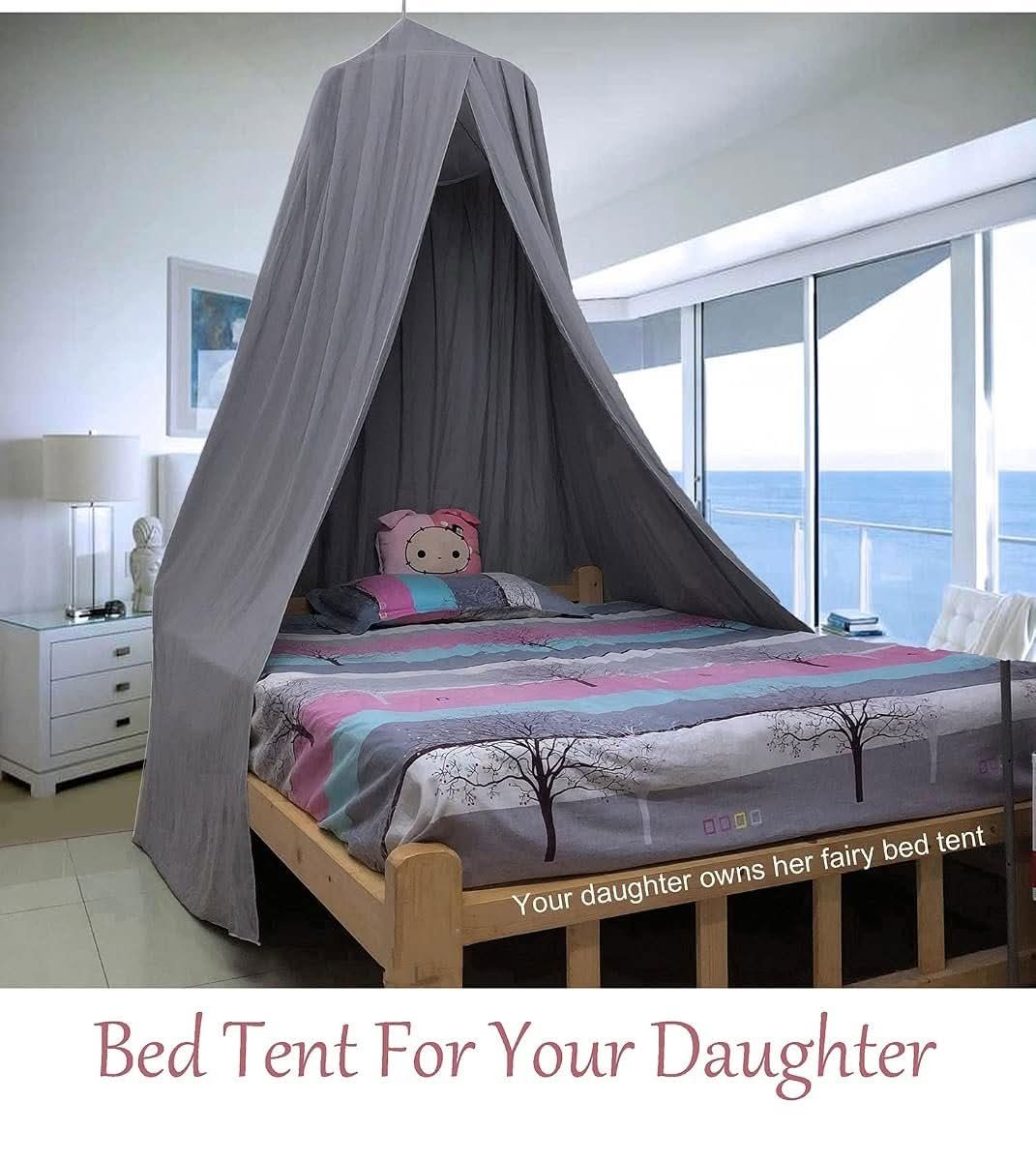 Castle-Shape Kids Bed Canopy