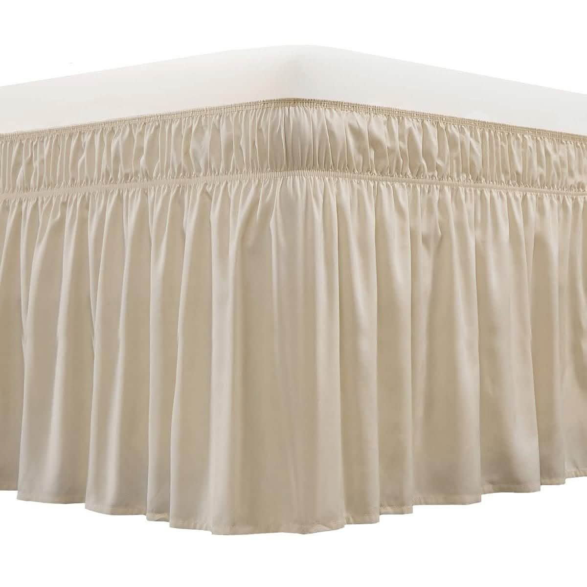 Wrap-Around Elastic Dust Ruffle