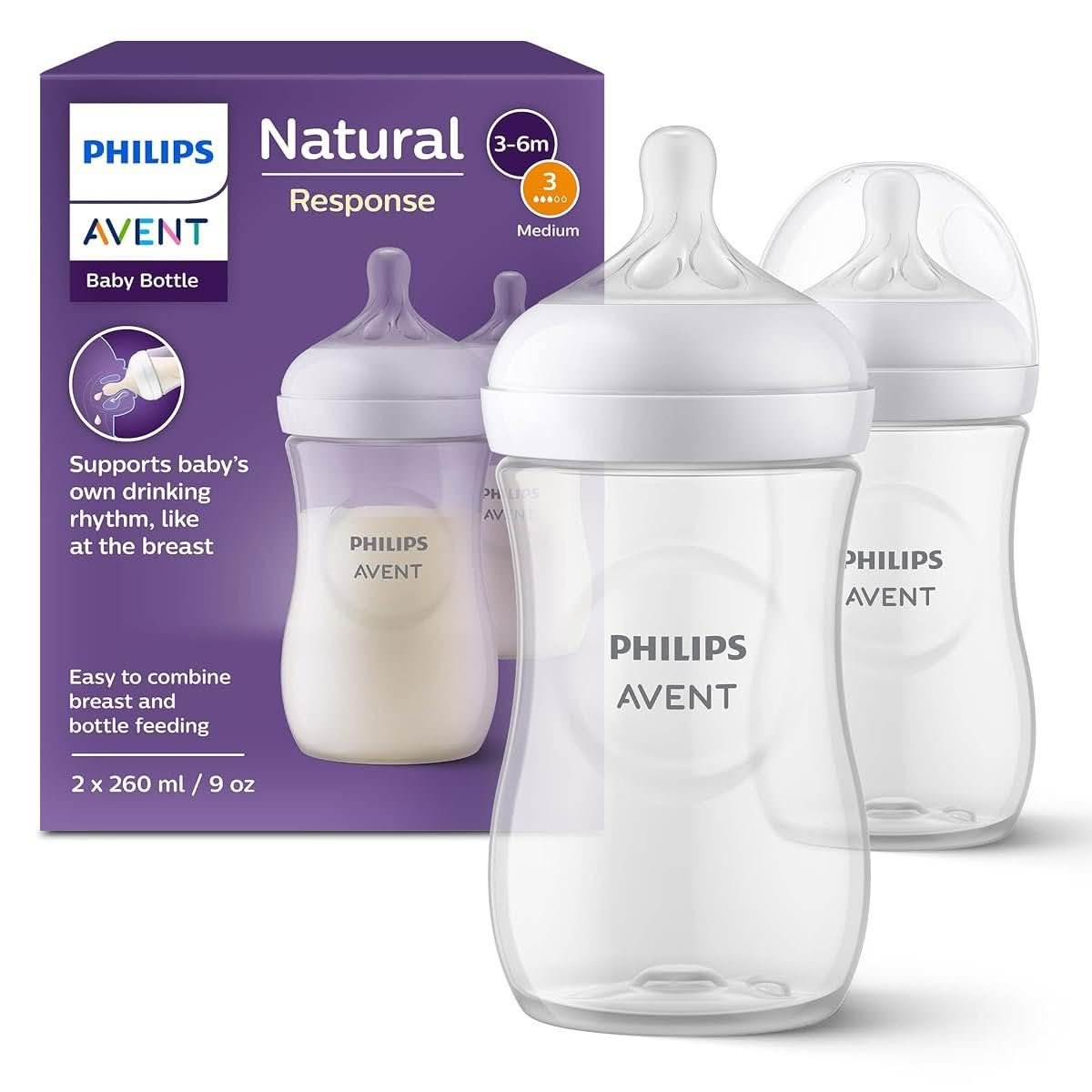 Philips Avent Natural Response 260ml baby bottle