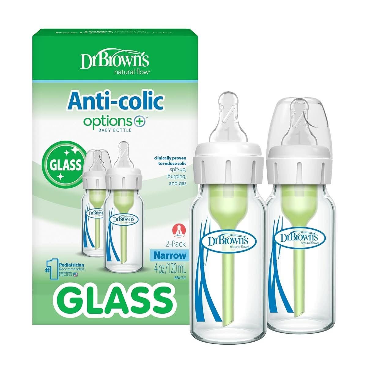 Dr. Brown's Options+ Glass 120ml baby bottle