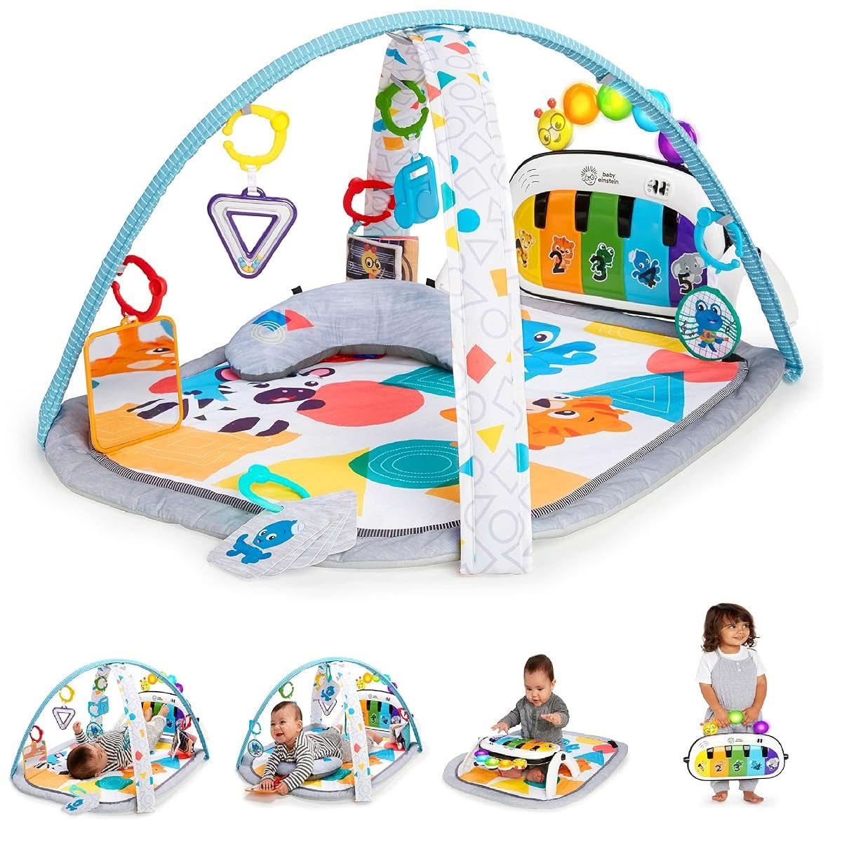 Baby Einstein 4-in-1 Kickin Tunes Music and Language Play Gym - Best for Language Exposure