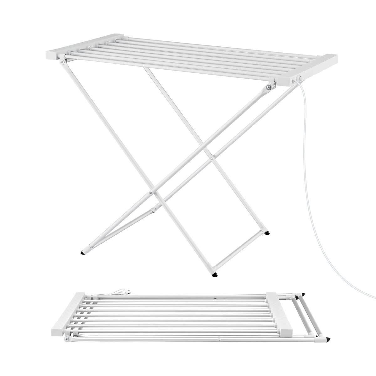 Devanti Heated Electric Clothes Airer, 8 Bars