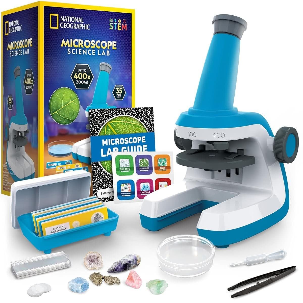 National Geographic Microscope for Kids 400x kids microscope
