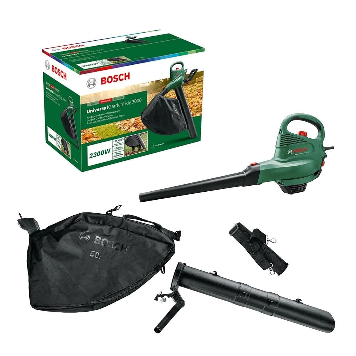 Bosch UniversalGardenTidy3000 leaf blower
