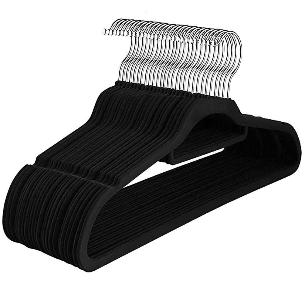 iDopick Non-Slip Velvet Hangers, 20 Pack