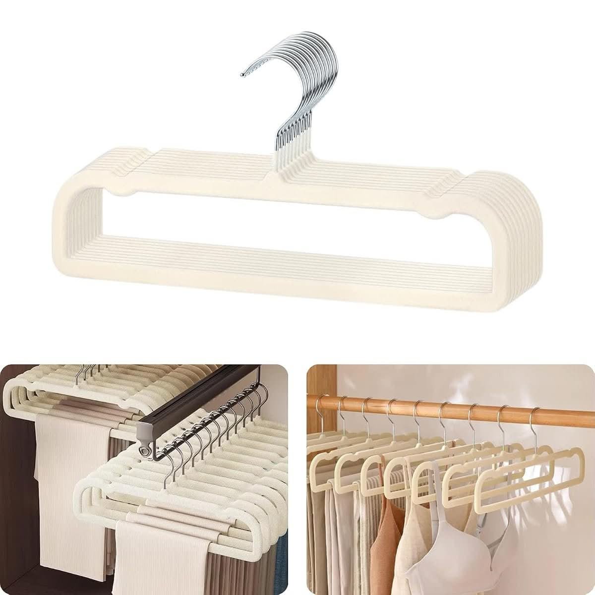 Velvet Trouser Hangers 35cm, 10 Pack