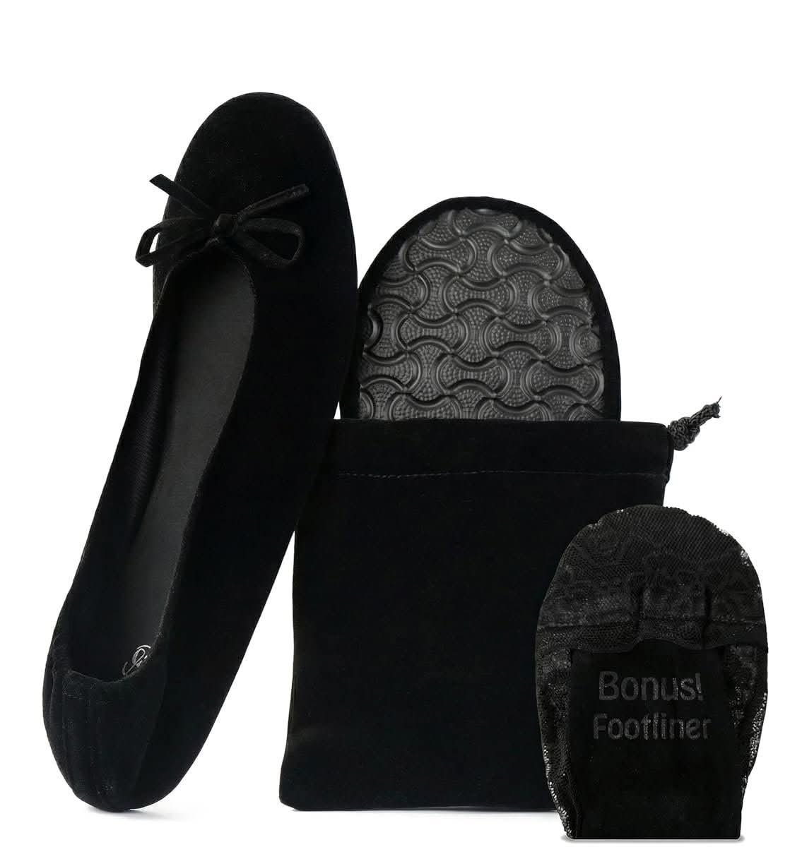 Silky Toes Velvet Foldable Flat