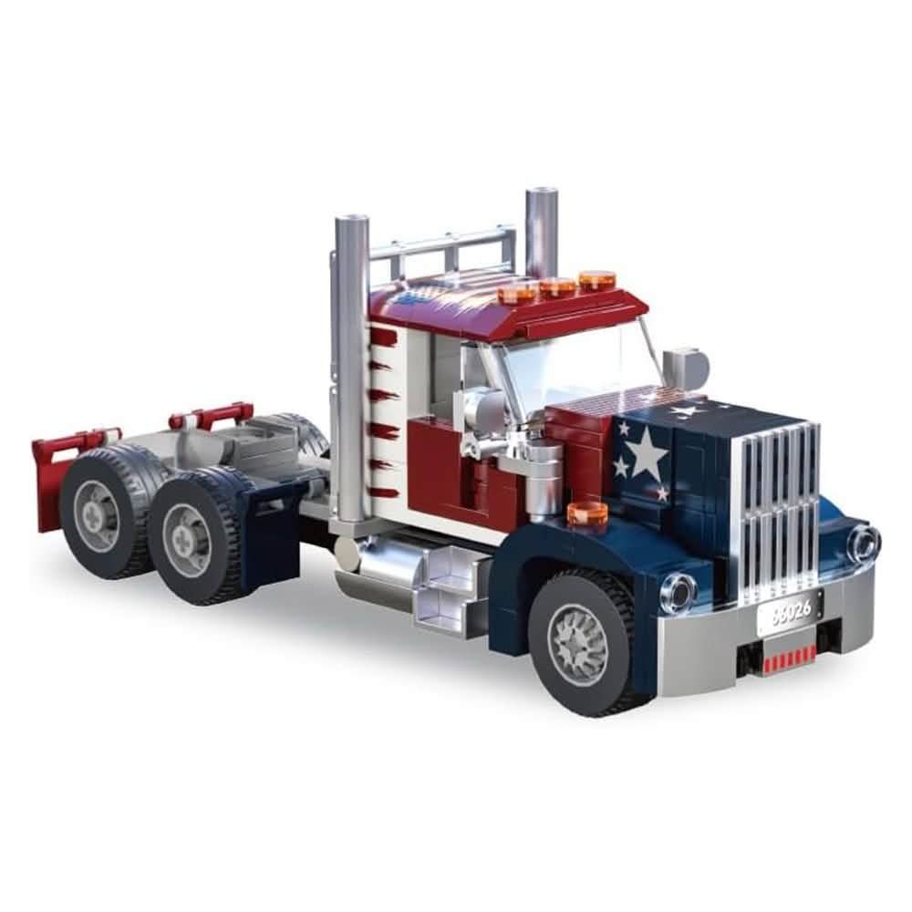 Classic Semi Truck Building Kit