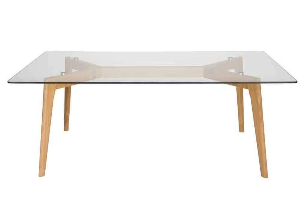 Stad Glass-Top Coffee Table