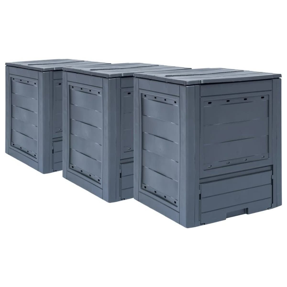 780L Three-Bay Modular Compost Bin