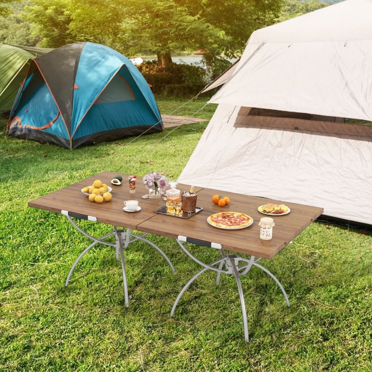 2-Pack Extendable Camping Tables