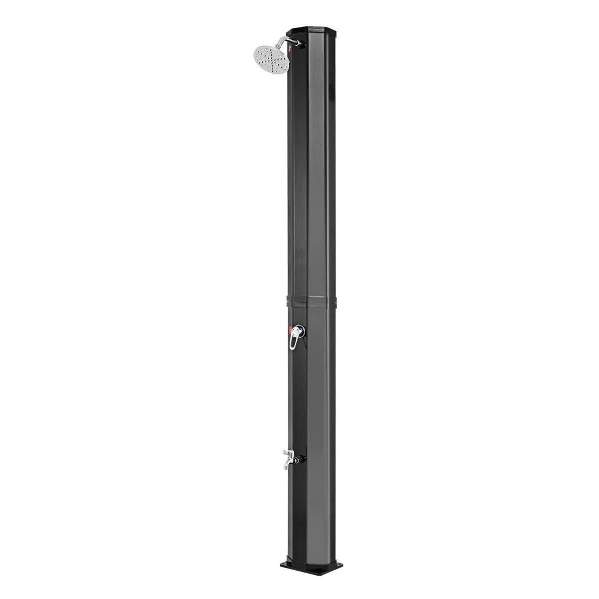 60L Solar Heated Outdoor Shower Stand