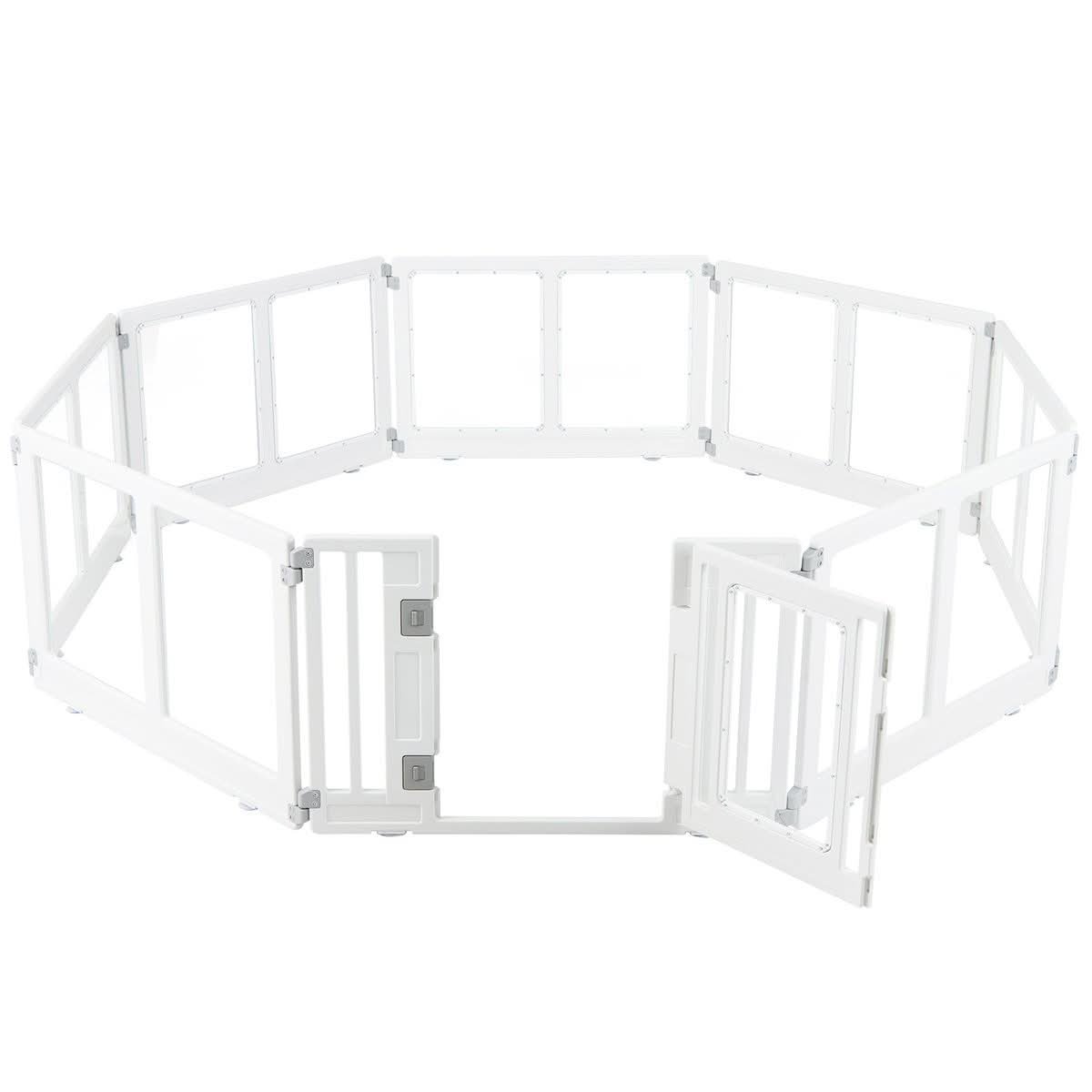 8-Panel Clear HDPE Playpen