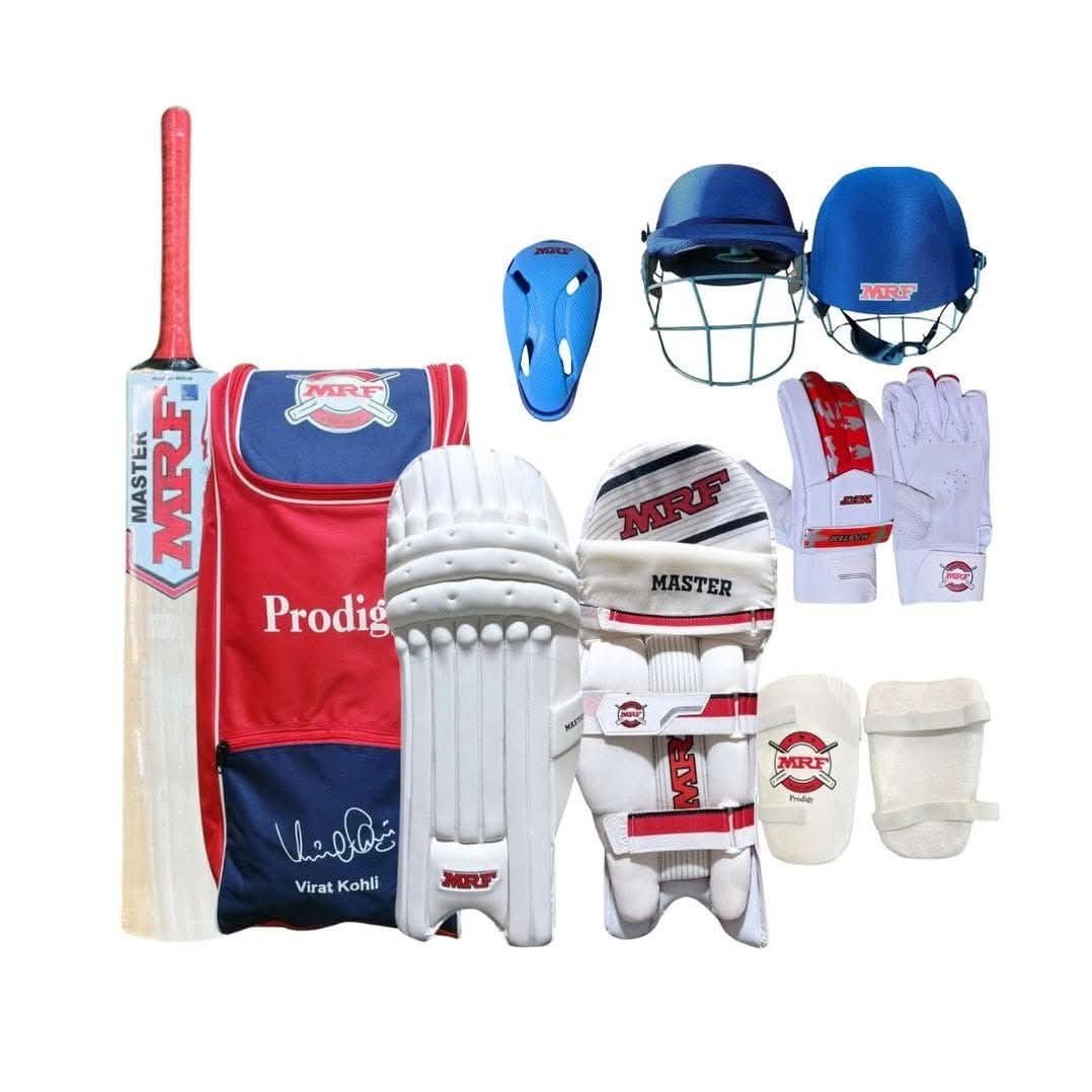 MRF Prodigy Junior Cricket Kit Set with Helmet