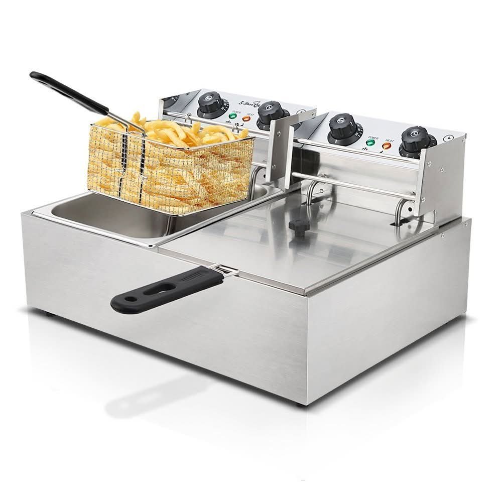 Devanti 20L Deep Fryer Double Tank