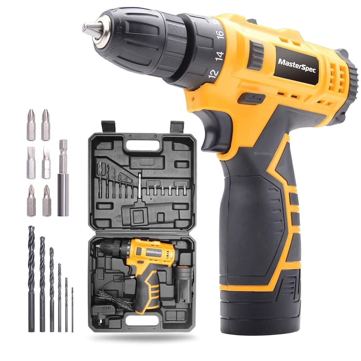 MasterSpec 12V Cordless Drill Driver