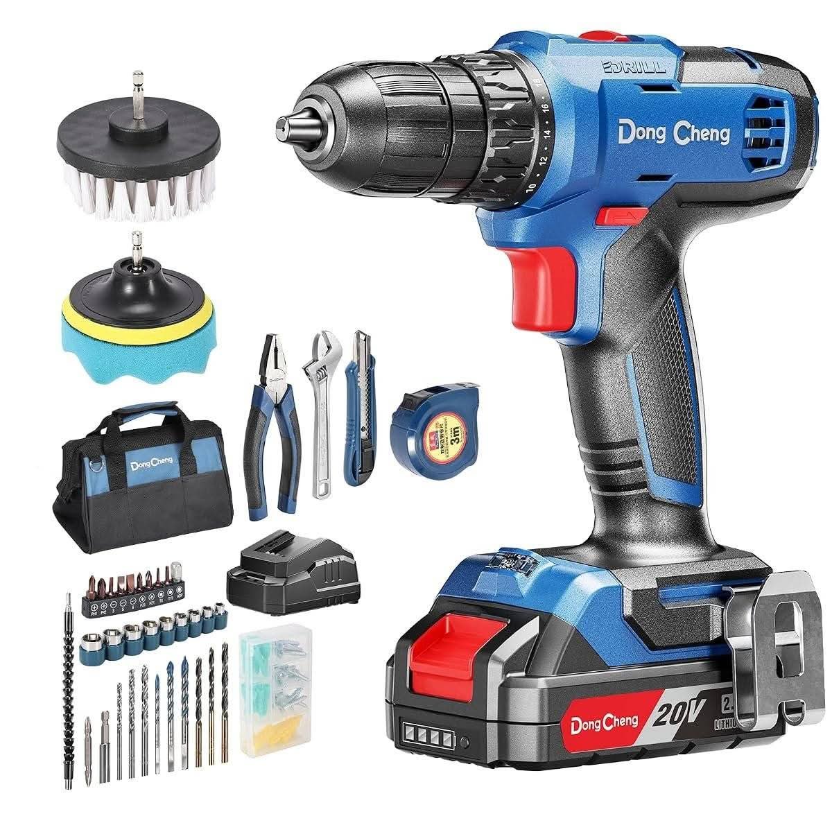 DongCheng 20V Drill Driver Kit