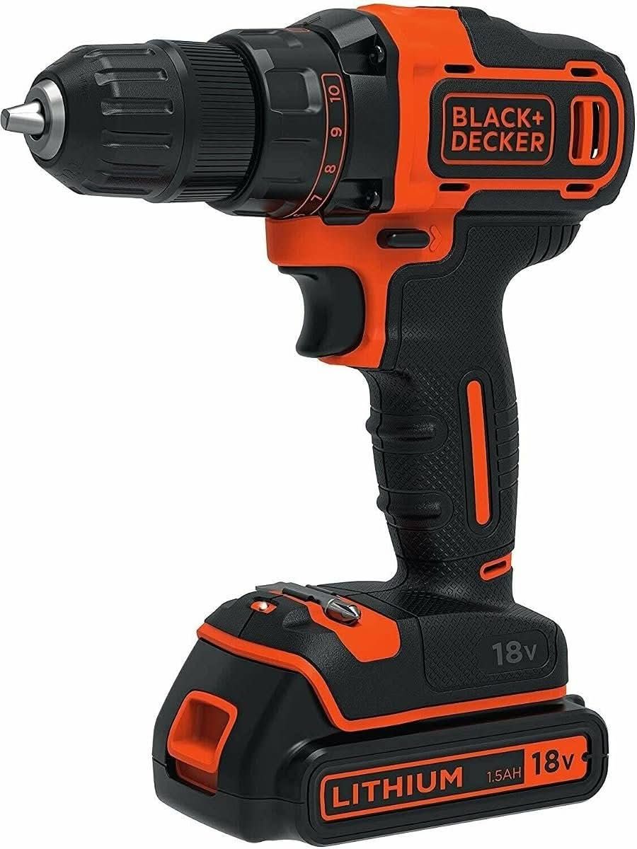 Black and Decker 18V 2-Speed Drill Driver Kit