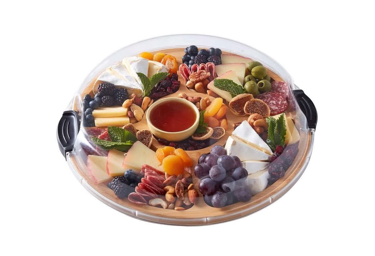 Farberware Build-A-Board Bamboo Divided Serving Board