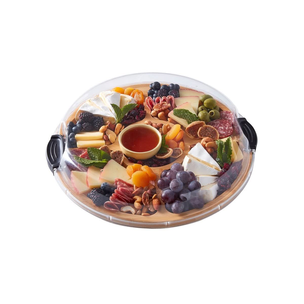 Farberware Build-A-Board Bamboo Divided Serving Board