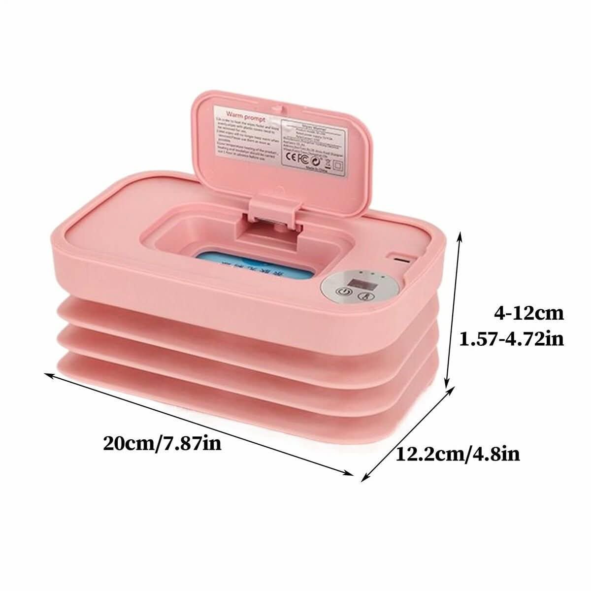 Compact Folding Wipe Warmer