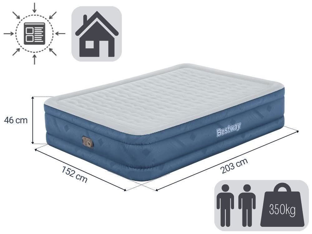 Bestway Fortech Snugable Top Air Mattress