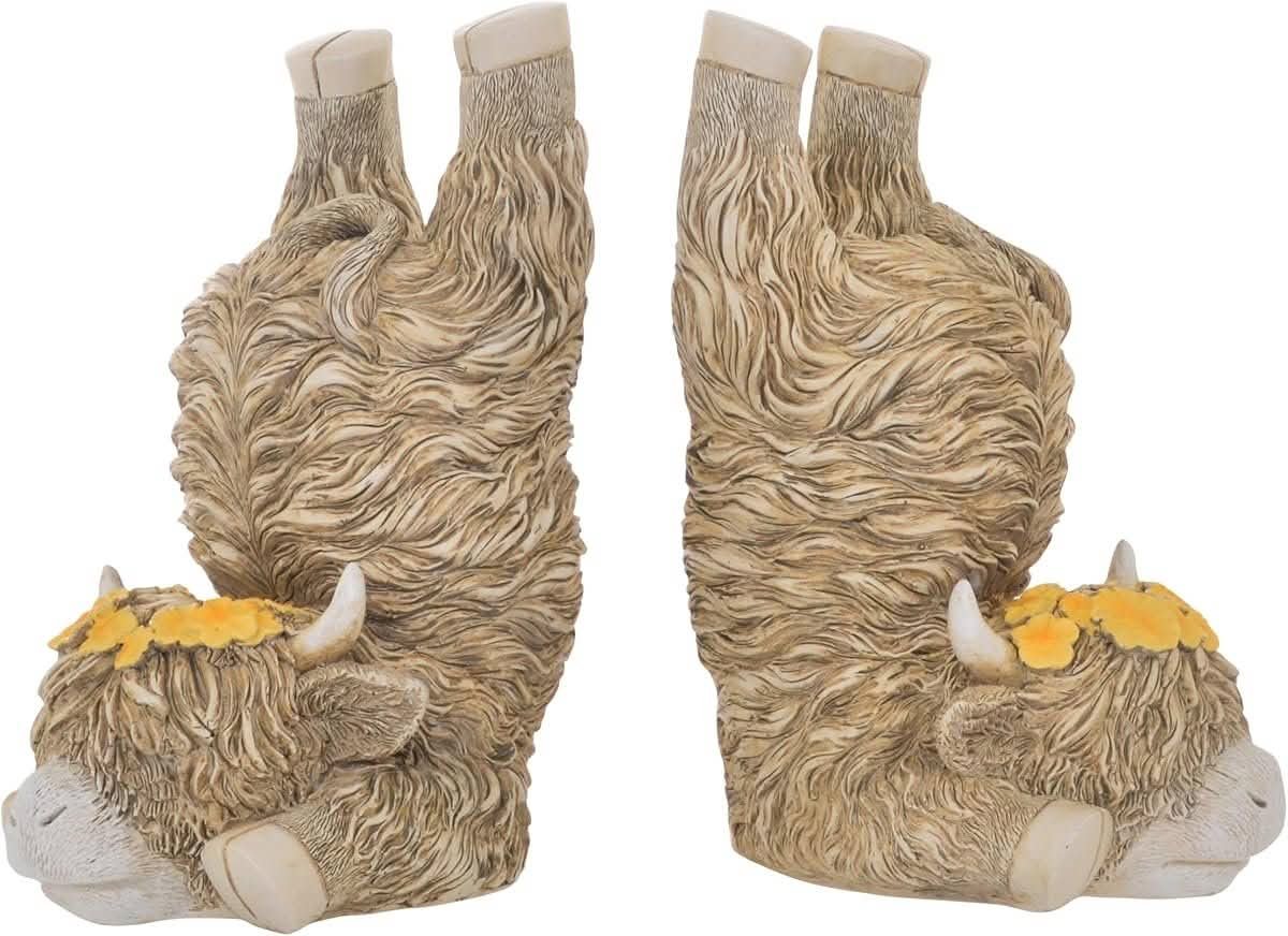 Gibson Gifts Highland Cow Decorative Bookends