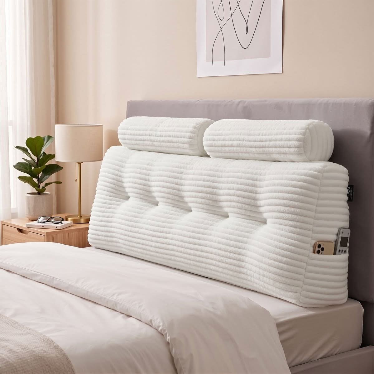 Giselle Corduroy Wedge Backrest Pillow