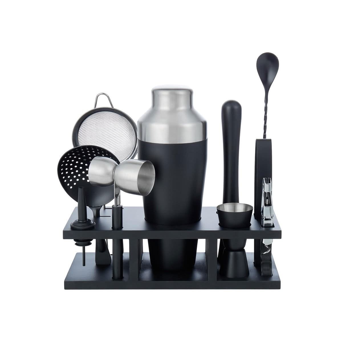 Davis and Waddell 11-Piece Bar Set with Stand